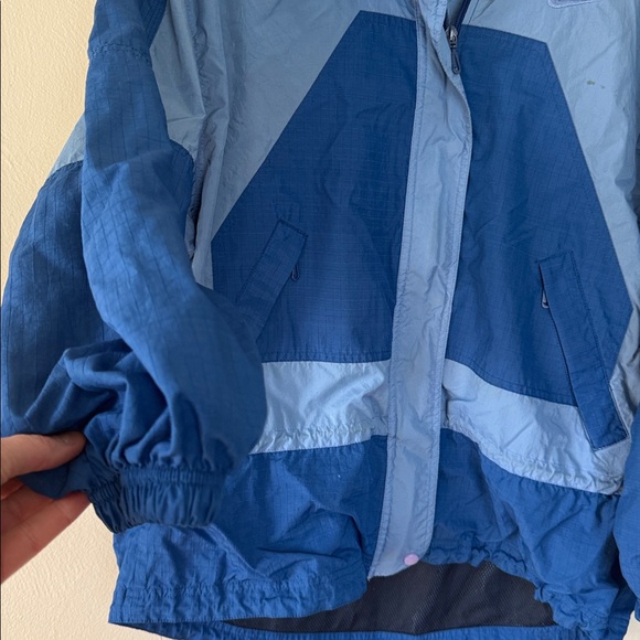 Vintage Nike Two-Tone Blue Raincoat medium - Picture 4 of 7